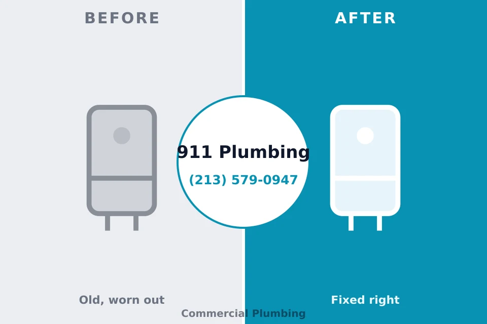 Before and after: plumbing company Kalaeloa, HI